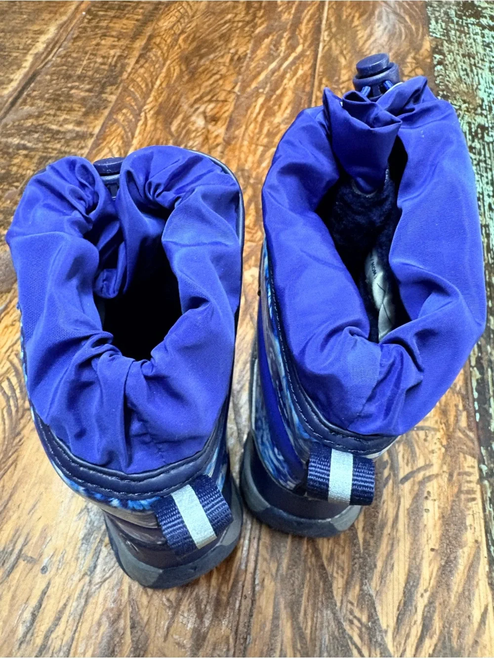 Lands' End Snow Flurry Insulated Royal Blue Waterproof Snow Boots Sz 11 Toddler